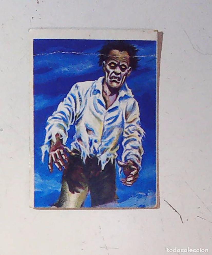 Coleccionismo Cromos antiguos: monstruos mundicrom a&ntilde;os 80 cromo recuperado 23 ZOMBIE