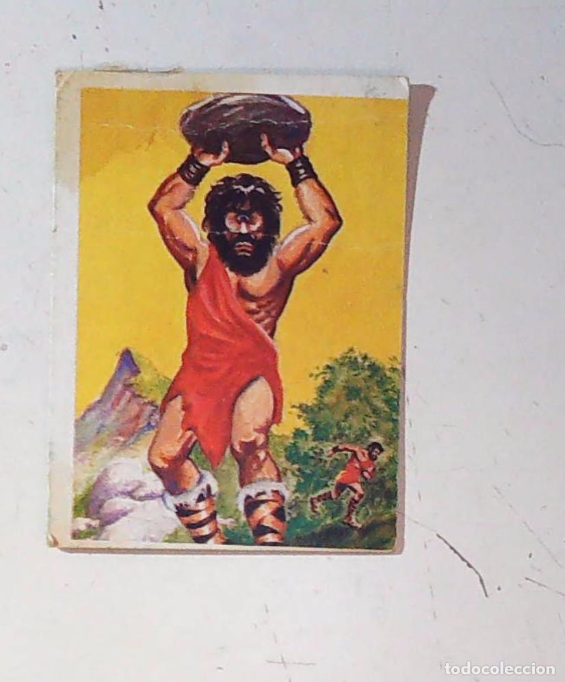 Coleccionismo Cromos antiguos: monstruos mundicrom a&ntilde;os 80 cromo recuperado 28 POLIFEMO