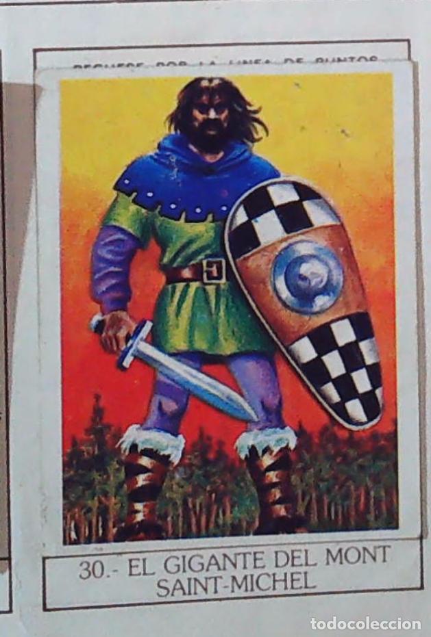 Coleccionismo Cromos antiguos: monstruos mundicrom a&ntilde;os 80 cromo recuperado 30 EL GIGANTE DEL MONTE SAINT MICHEL