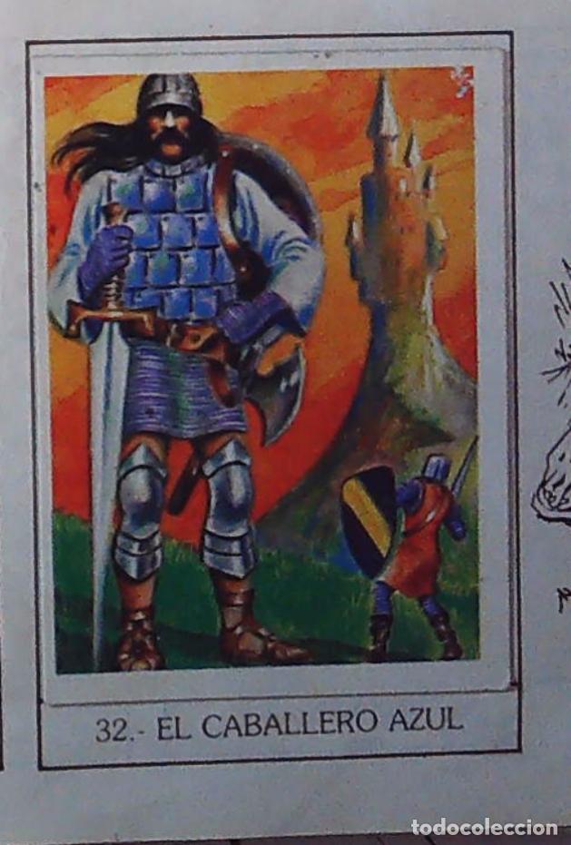 Coleccionismo Cromos antiguos: monstruos mundicrom a&ntilde;os 80 cromo recuperado 32 EL CABALLERO AZUL