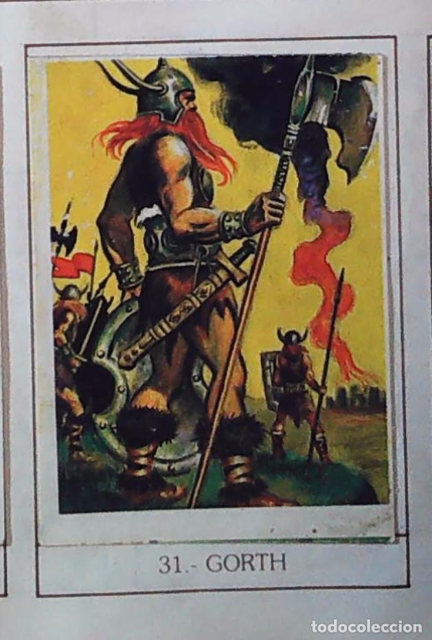 Coleccionismo Cromos antiguos: monstruos mundicrom a&ntilde;os 80 cromo recuperado 31 GORTH