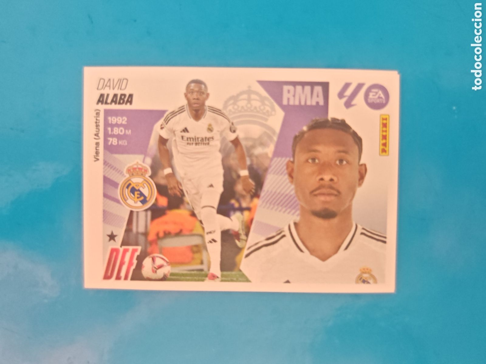 Coleccionismo Cromos antiguos: David Alaba 9 Liga Este 25-26 Real Madrid