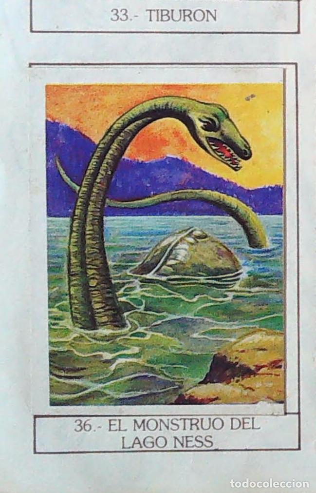 Coleccionismo Cromos antiguos: monstruos mundicrom a&ntilde;os 80 cromo recuperado 36 NESSY EL MONSTRUO DEL LAGO NESS