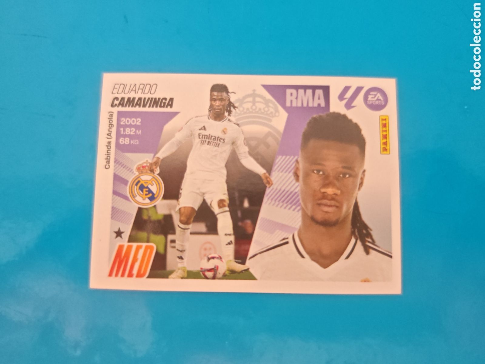 Coleccionismo Cromos antiguos: Eduardo Camavinga 12 Liga Este 25-26 Real Madrid