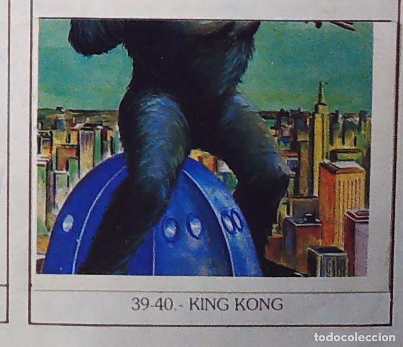 Coleccionismo Cromos antiguos: monstruos mundicrom a&ntilde;os 80 cromo recuperado 40 KING KONG