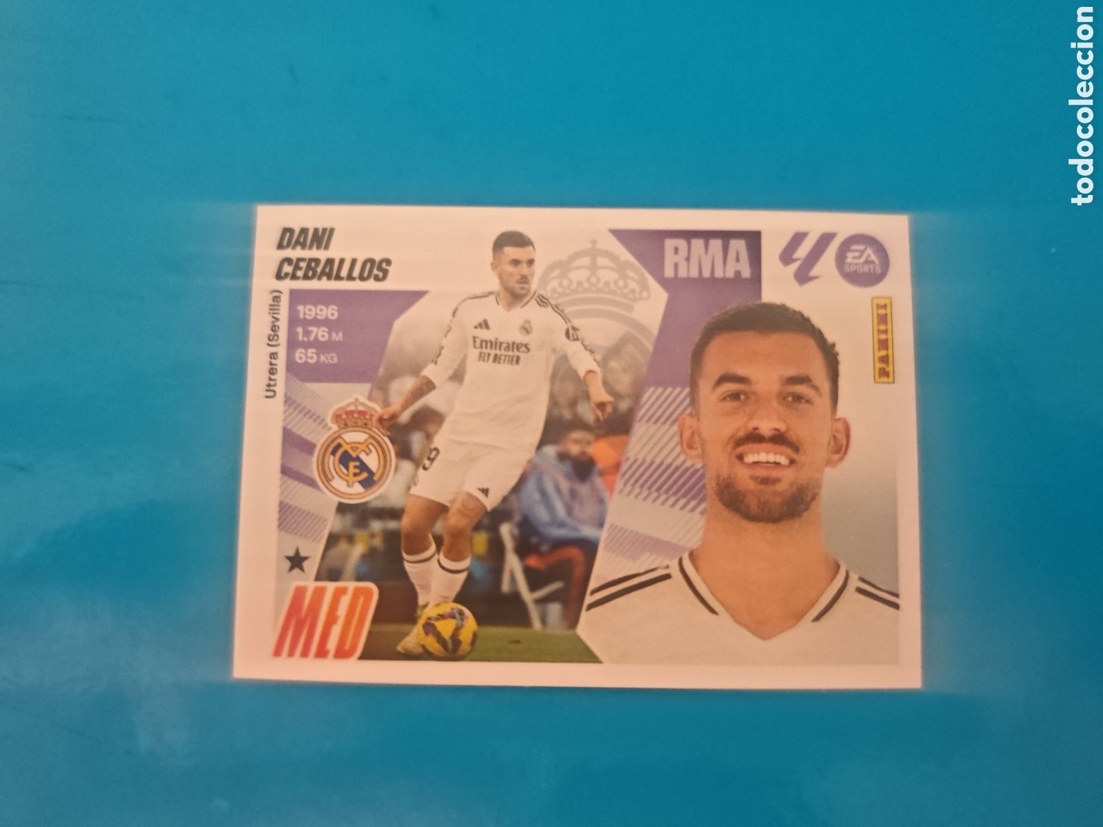 Coleccionismo Cromos antiguos: Dani Ceballos 13 Liga Este 25-26 Real Madrid