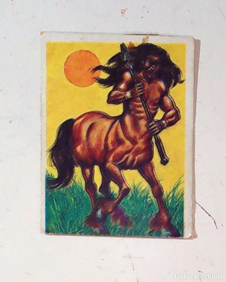 Coleccionismo Cromos antiguos: monstruos mundicrom a&ntilde;os 80 cromo recuperado 45 CENTAURO