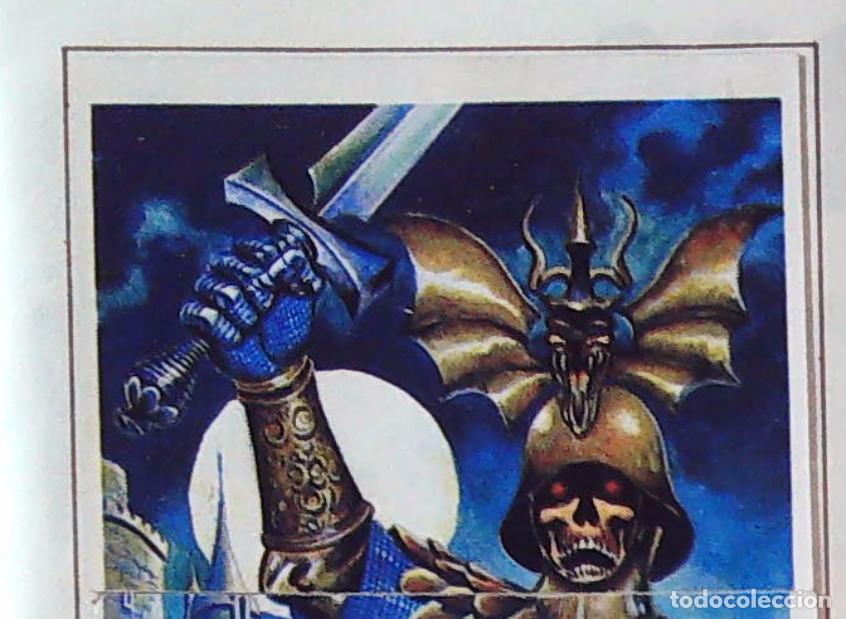 Coleccionismo Cromos antiguos: monstruos mundicrom a&ntilde;os 80 cromo recuperado 57 EL GUARDIAN DE MONT SEGUR
