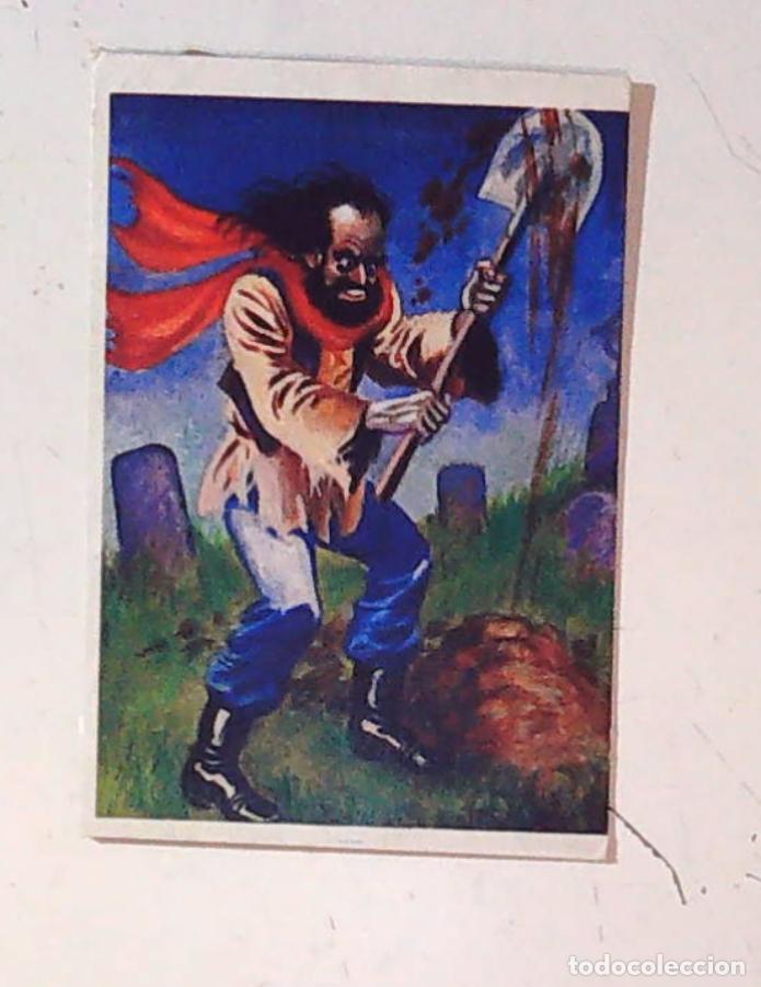 Coleccionismo Cromos antiguos: monstruos mundicrom a&ntilde;os 80 cromo recuperado 59 EL SEPULTURERO