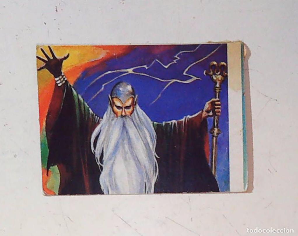 Coleccionismo Cromos antiguos: monstruos mundicrom a&ntilde;os 80 cromo recuperado 65 MERLIN EL MAGO