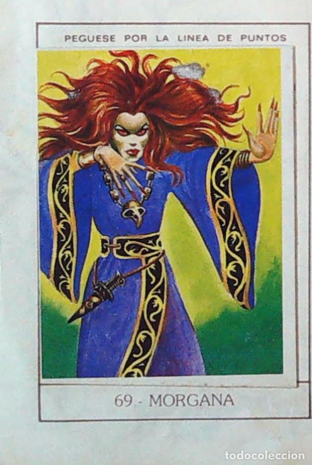 Coleccionismo Cromos antiguos: monstruos mundicrom a&ntilde;os 80 cromo recuperado 69 MORGANA