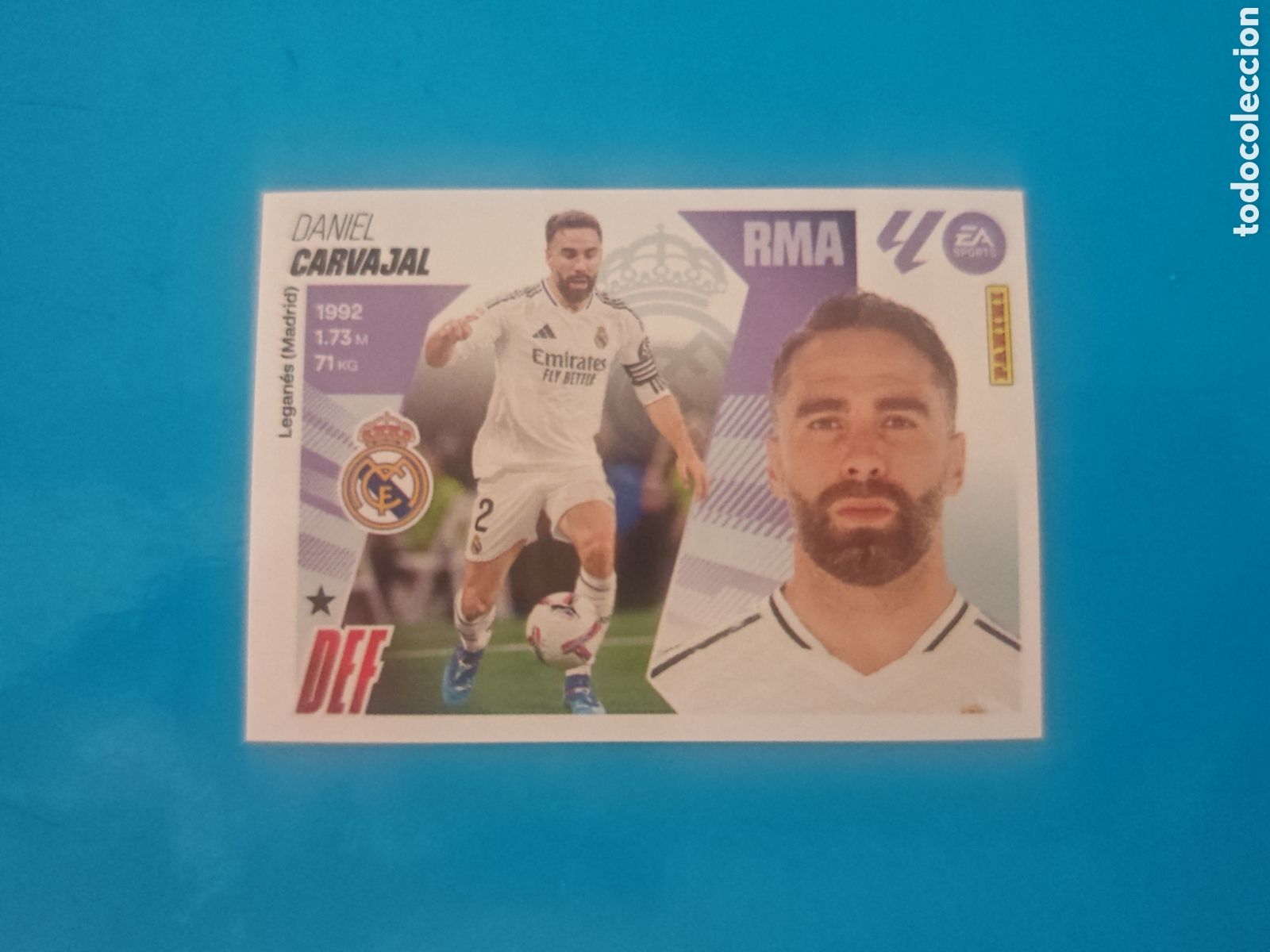 Coleccionismo Cromos antiguos: Daniel Carvajal 5 Liga Este 25-26 Real Madrid