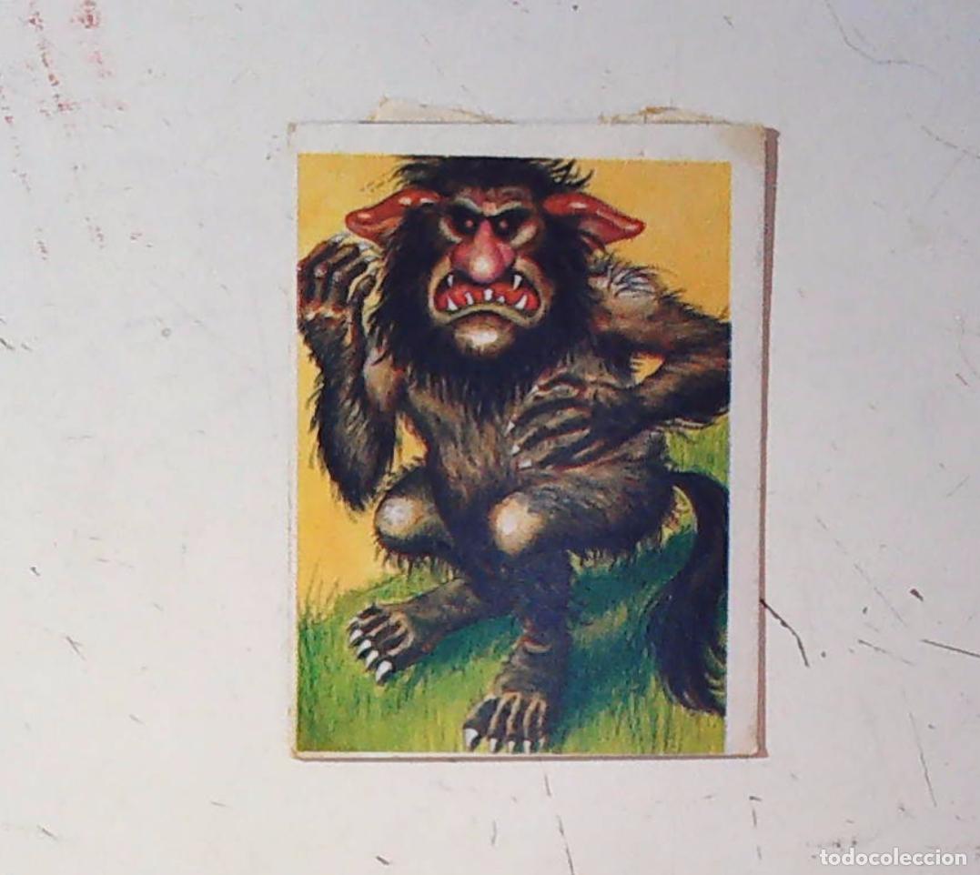 Coleccionismo Cromos antiguos: monstruos mundicrom a&ntilde;os 80 cromo recuperado 84 TROLL