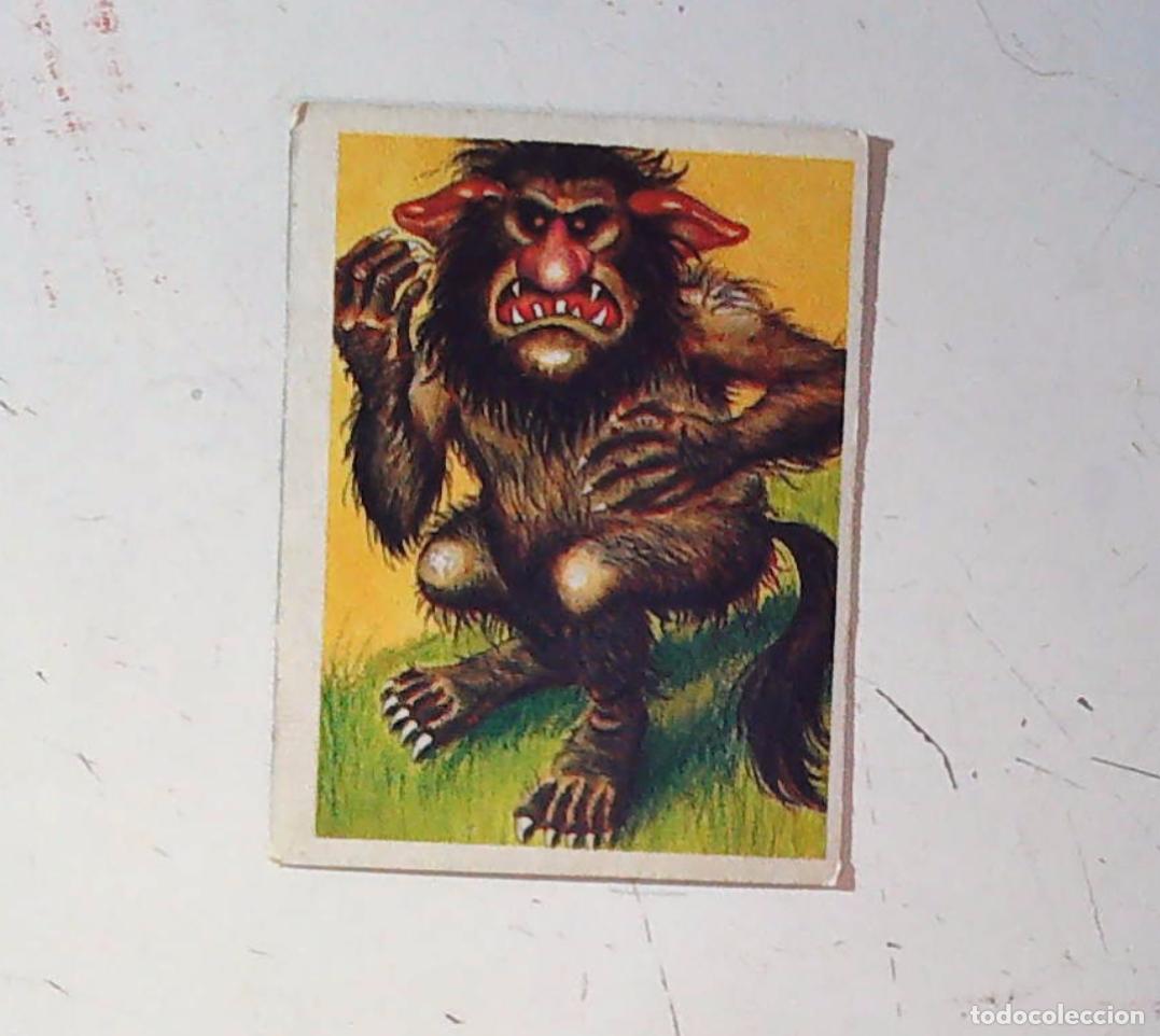 Coleccionismo Cromos antiguos: monstruos mundicrom a&ntilde;os 80 cromo recuperado 84 TROLL