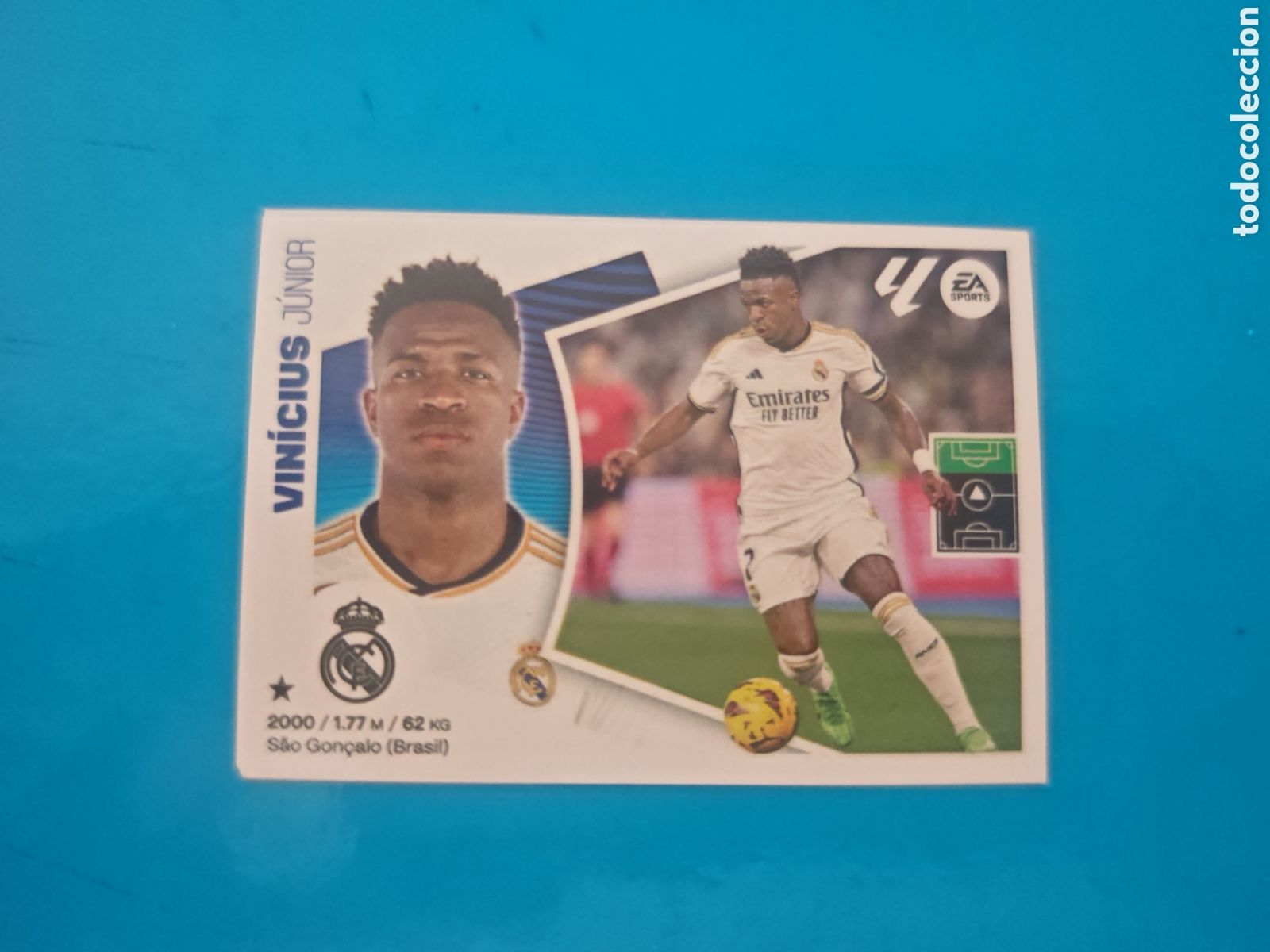 Coleccionismo Cromos antiguos: Vinicius Junior 19 Liga Este 24-25 Real Madrid