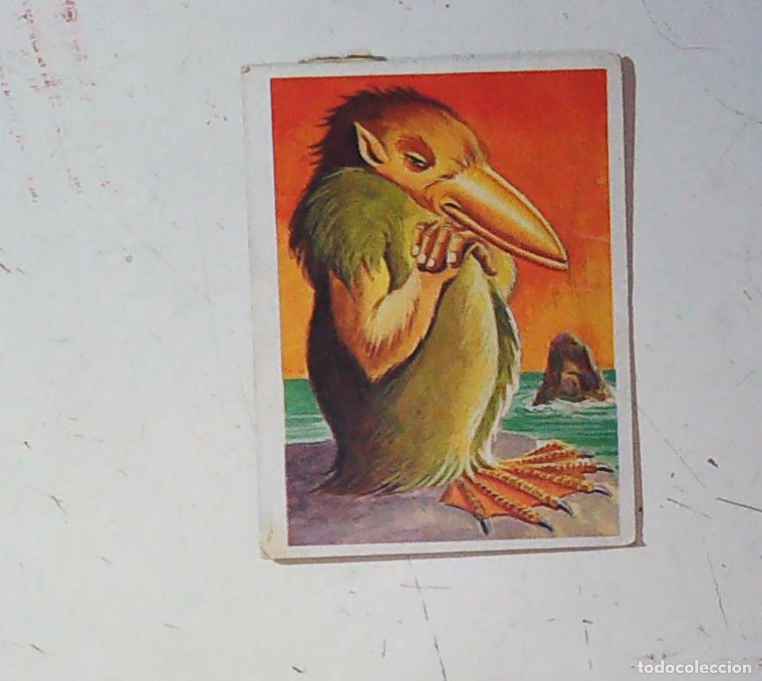 Coleccionismo Cromos antiguos: monstruos mundicrom a&ntilde;os 80 cromo recuperado 94 EL HOMBRE PAJARO