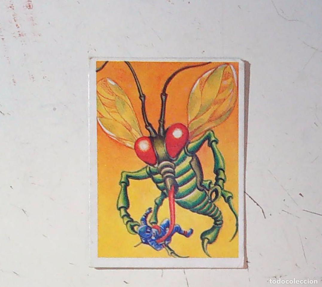 Coleccionismo Cromos antiguos: monstruos mundicrom a&ntilde;os 80 cromo recuperado 106 LIBELULA DEL PLANETA USTKA