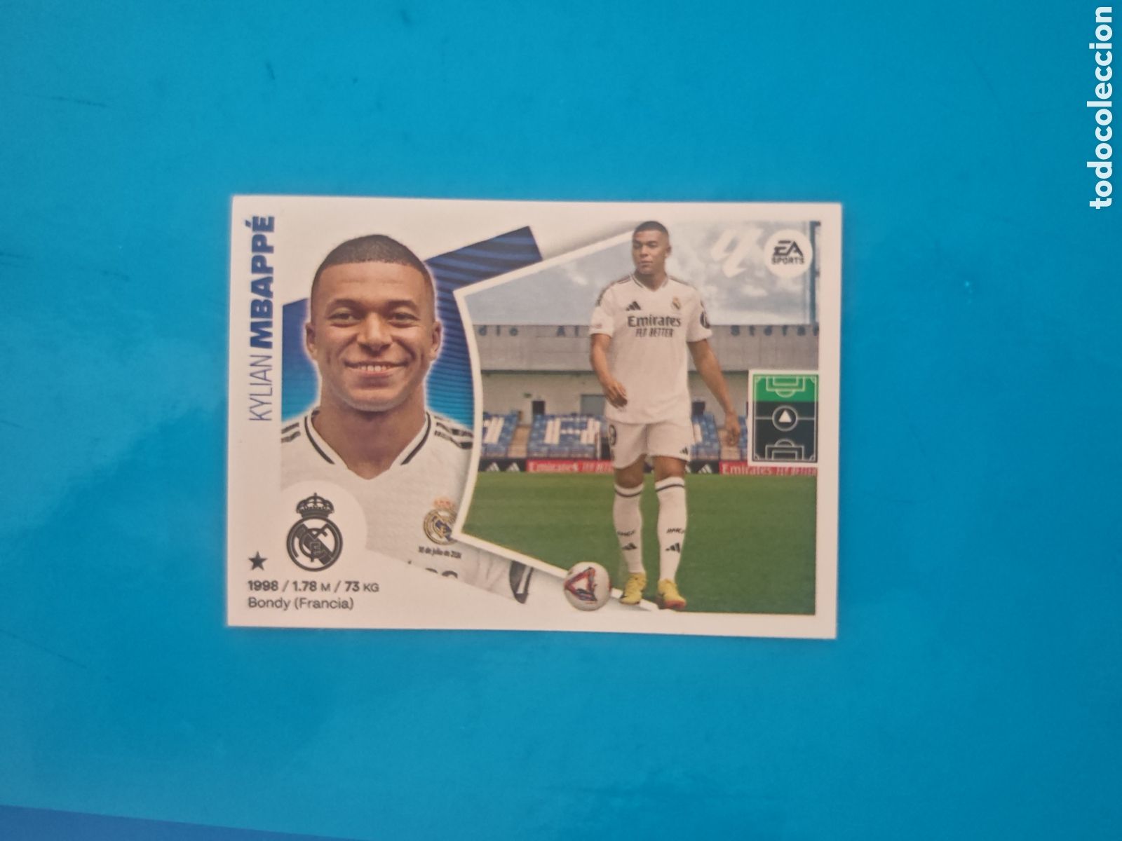 Coleccionismo Cromos antiguos: Kylian Mbapp&eacute; Fichaje 20 Liga Este 24-25 Real Madrid
