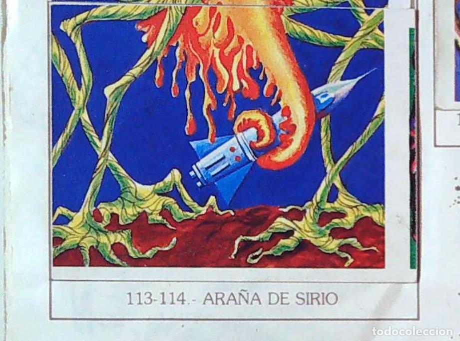 Coleccionismo Cromos antiguos: monstruos mundicrom a&ntilde;os 80 cromo recuperado 114 ARA&Ntilde;A DE SIRIO