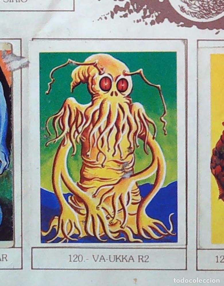 Coleccionismo Cromos antiguos: monstruos mundicrom a&ntilde;os 80 cromo recuperado 120 VA UKKA R2