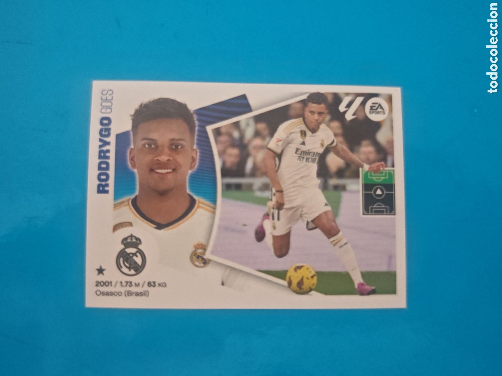 Coleccionismo Cromos antiguos: Rodrygo Goes 20 Liga Este 24-25 Real Madrid