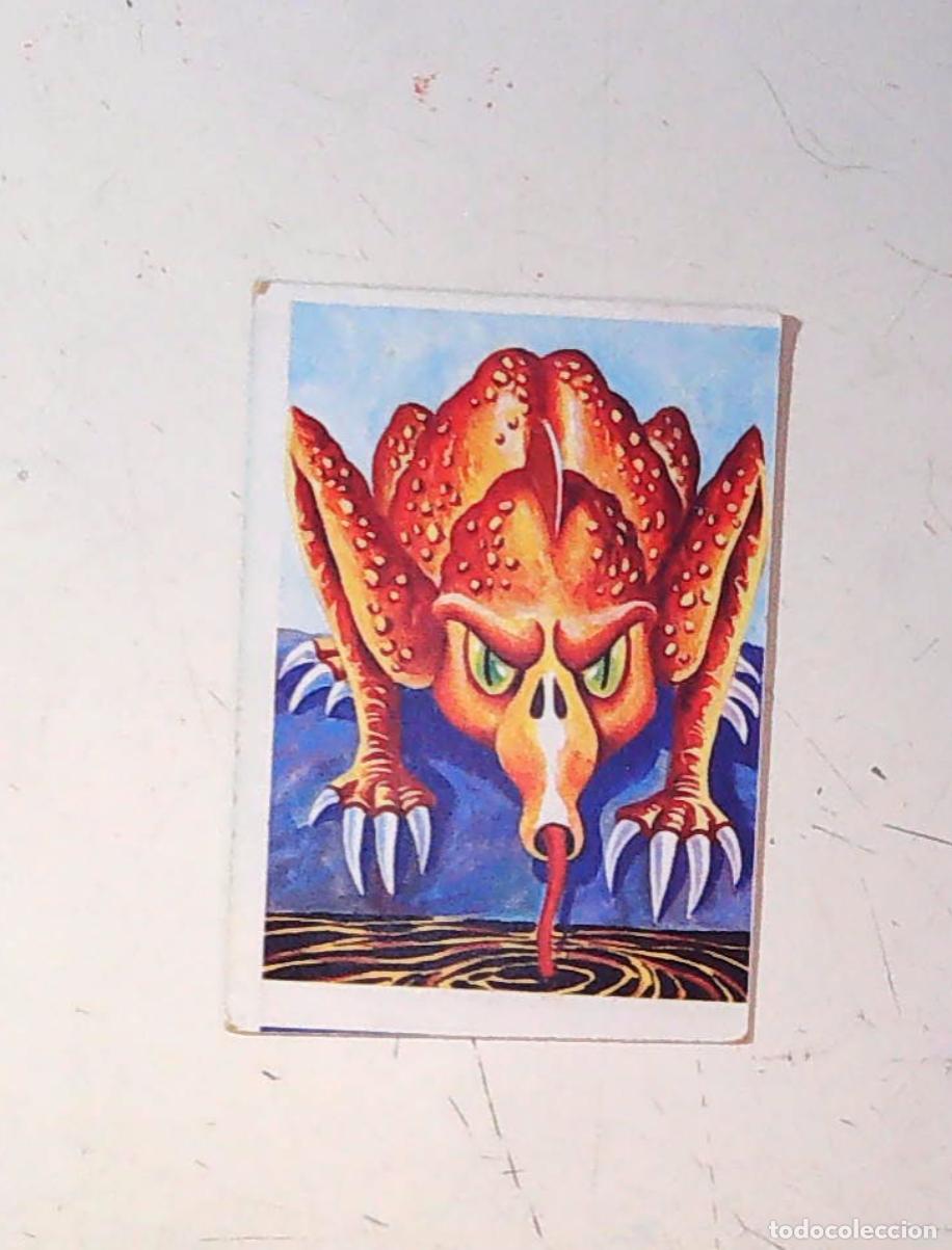 Coleccionismo Cromos antiguos: monstruos mundicrom a&ntilde;os 80 cromo recuperado 128 QUIDA RAW