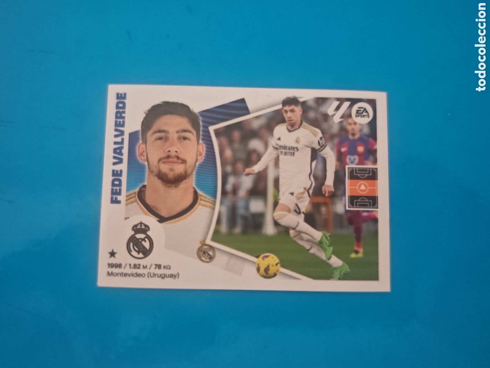 Coleccionismo Cromos antiguos: Fede Valverde 14 Liga Este 24-25 Real Madrid