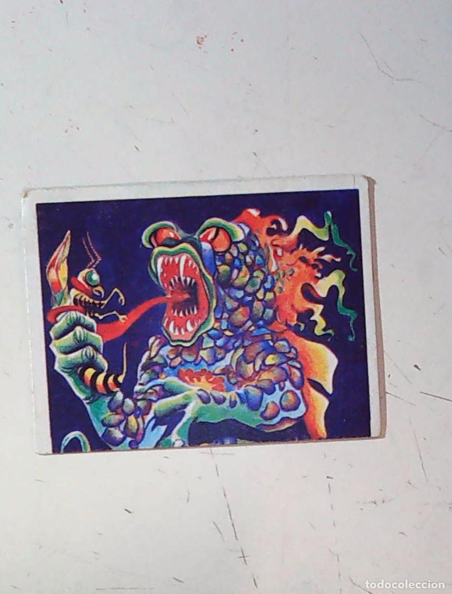 Coleccionismo Cromos antiguos: monstruos mundicrom a&ntilde;os 80 cromo recuperado 129 ORUGA DEL PLANETA KARIS