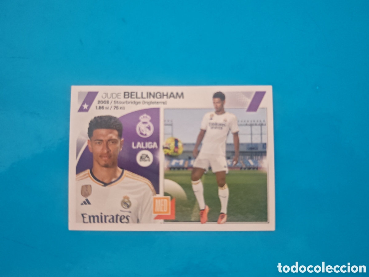 Coleccionismo Cromos antiguos: Jude Bellingham Fichaje 2 Liga Este 23-24 Real Madrid