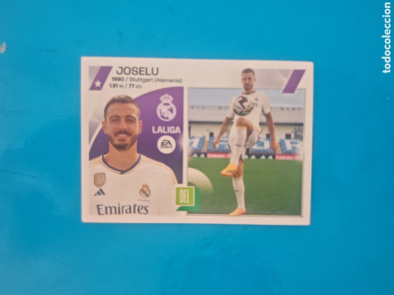 Coleccionismo Cromos antiguos: Joselu Fichaje 3 Liga Este 23-24 Real Madrid
