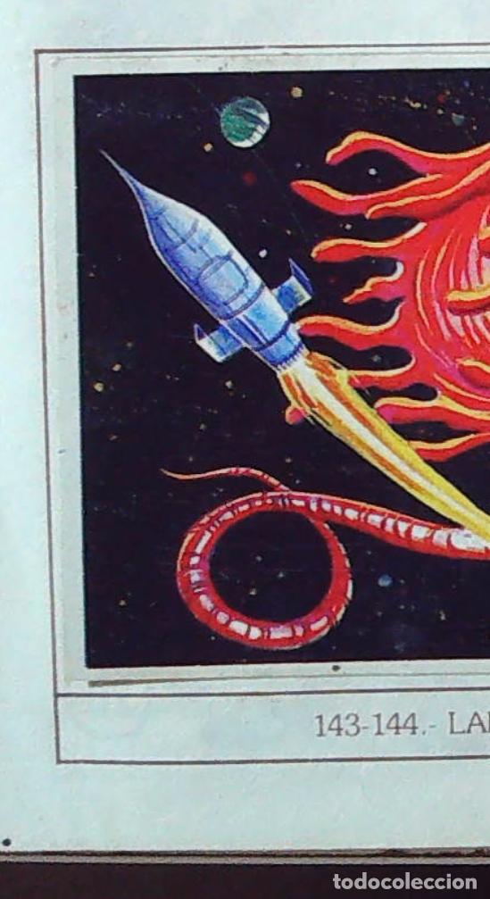 Coleccionismo Cromos antiguos: monstruos mundicrom a&ntilde;os 80 cromo recuperado 142 LAMPREA ESPACIAL