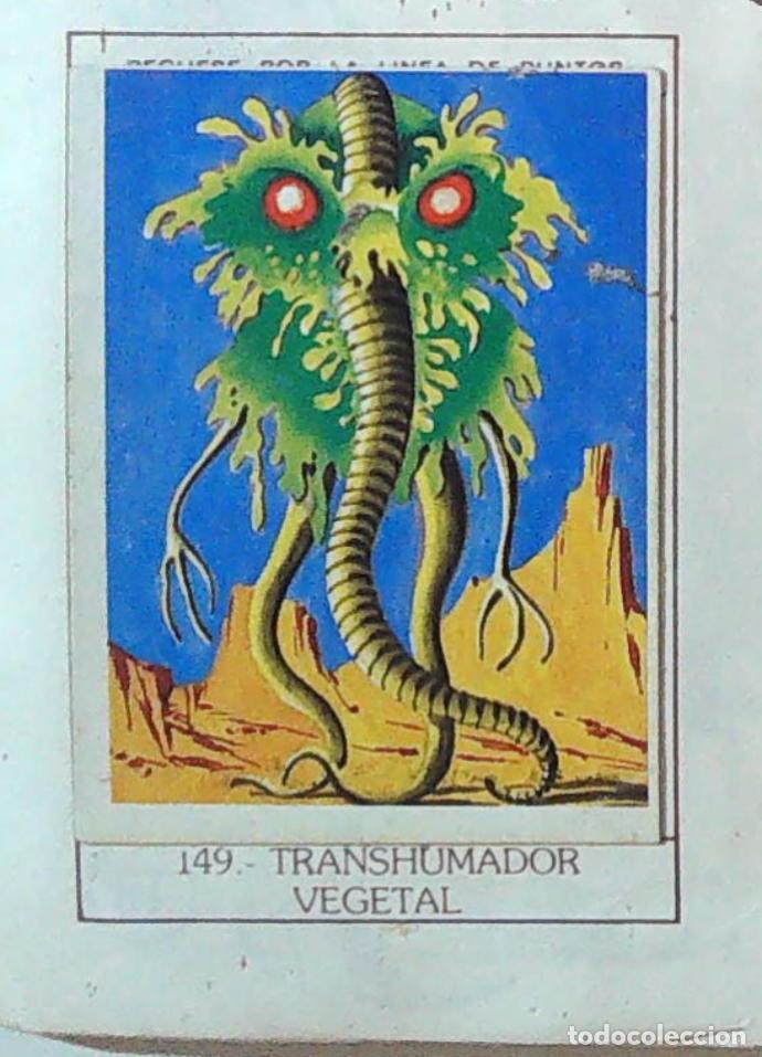 Coleccionismo Cromos antiguos: monstruos mundicrom a&ntilde;os 80 cromo recuperado 149 TRANSHUMADOR VEGETAL