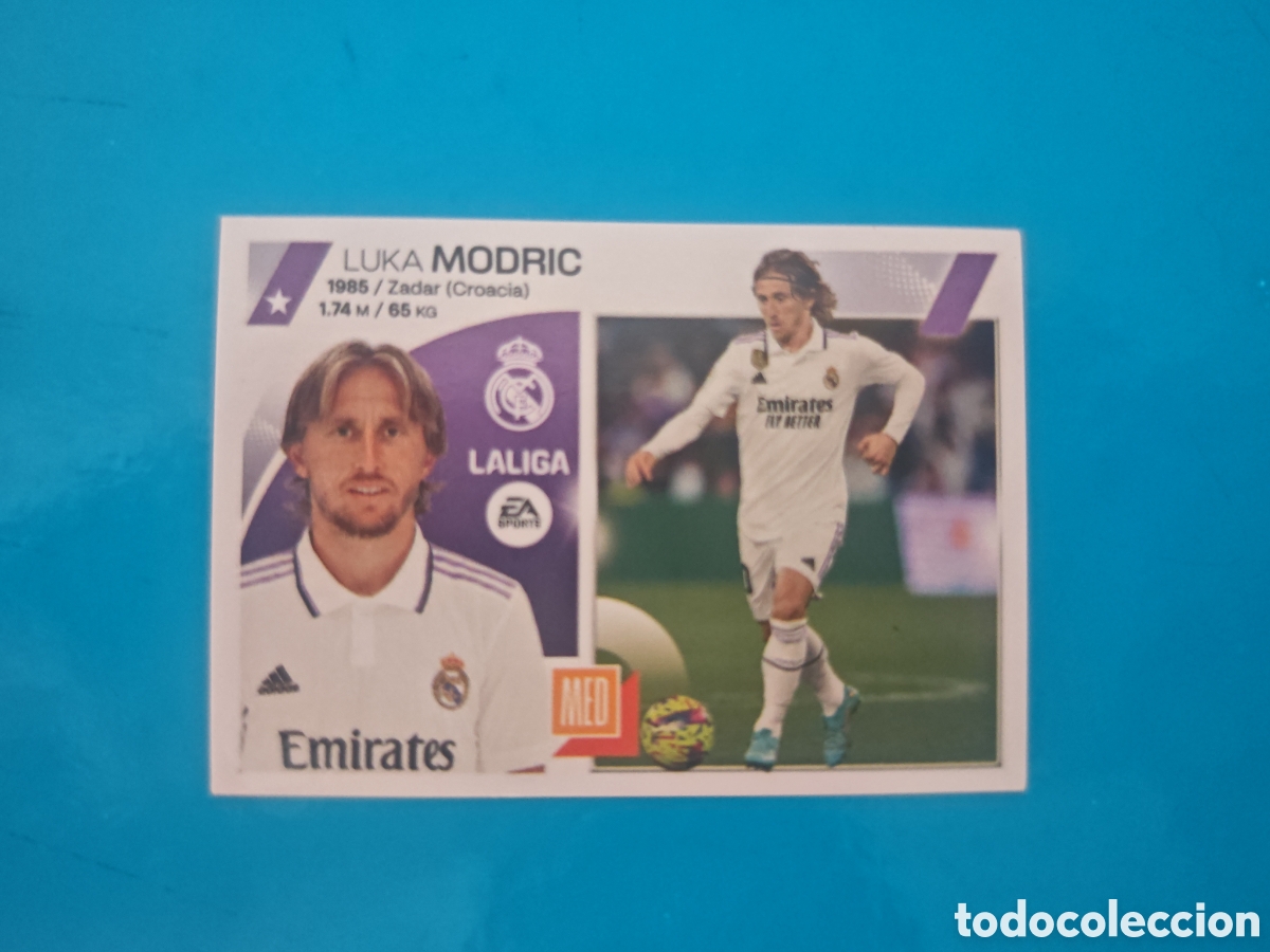 Coleccionismo Cromos antiguos: Luka Modric 14 Liga Este 23-24 Real Madrid