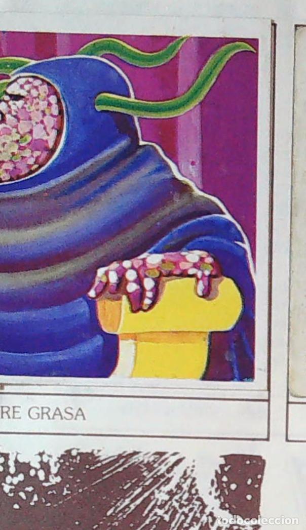 Coleccionismo Cromos antiguos: monstruos mundicrom a&ntilde;os 80 cromo recuperado 162 MORE GRASA