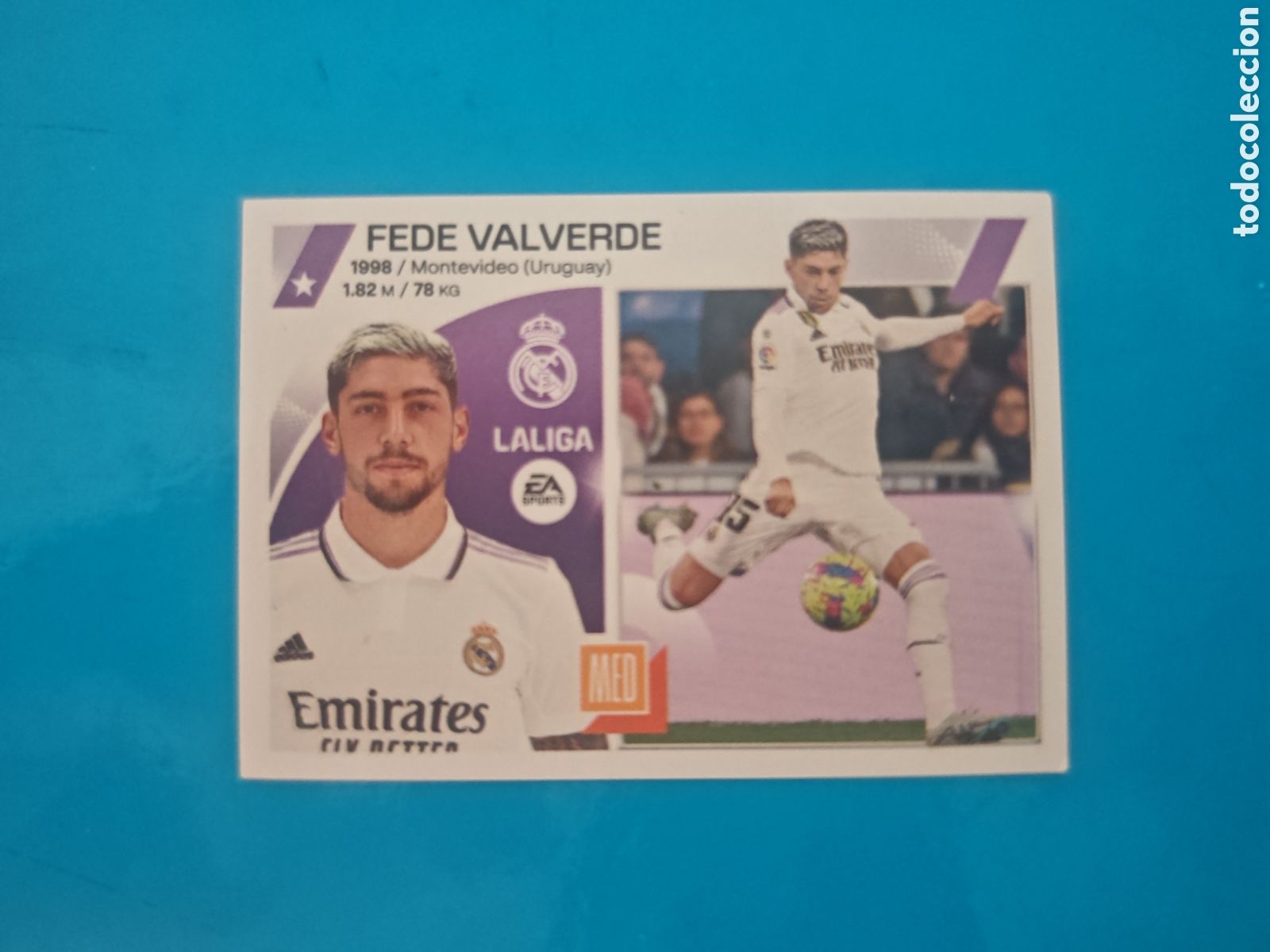 Coleccionismo Cromos antiguos: Fede Valverde 16 Liga Este 23-24 Real Madrid