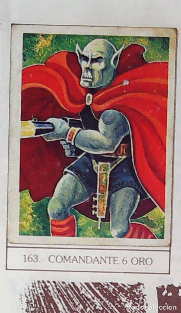 Coleccionismo Cromos antiguos: monstruos mundicrom a&ntilde;os 80 cromo recuperado 163 COMANDANTE SEIS ORO