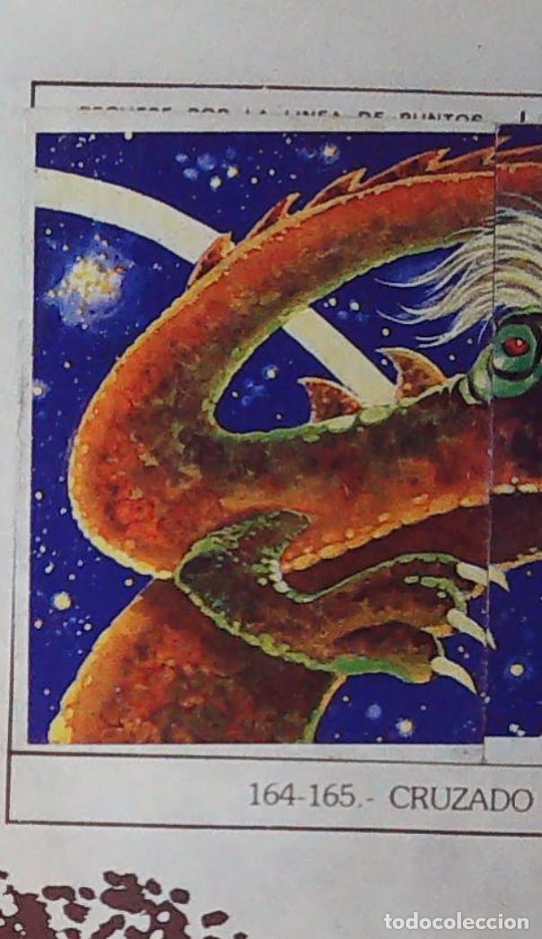 Coleccionismo Cromos antiguos: monstruos mundicrom a&ntilde;os 80 cromo recuperado 164 CRUZADO GALACTICO
