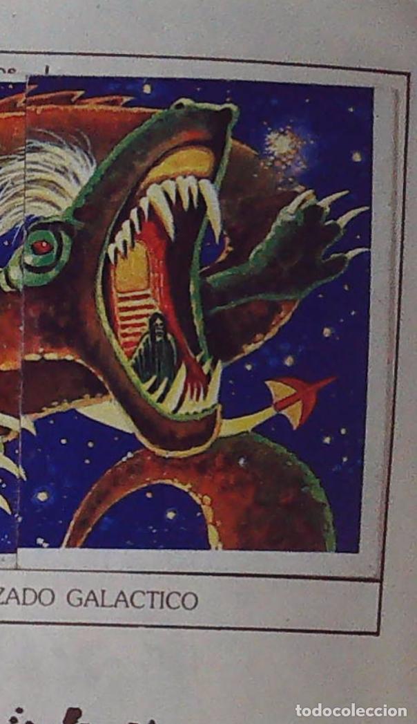 Coleccionismo Cromos antiguos: monstruos mundicrom a&ntilde;os 80 cromo recuperado 165 CRUZADO GALACTICO