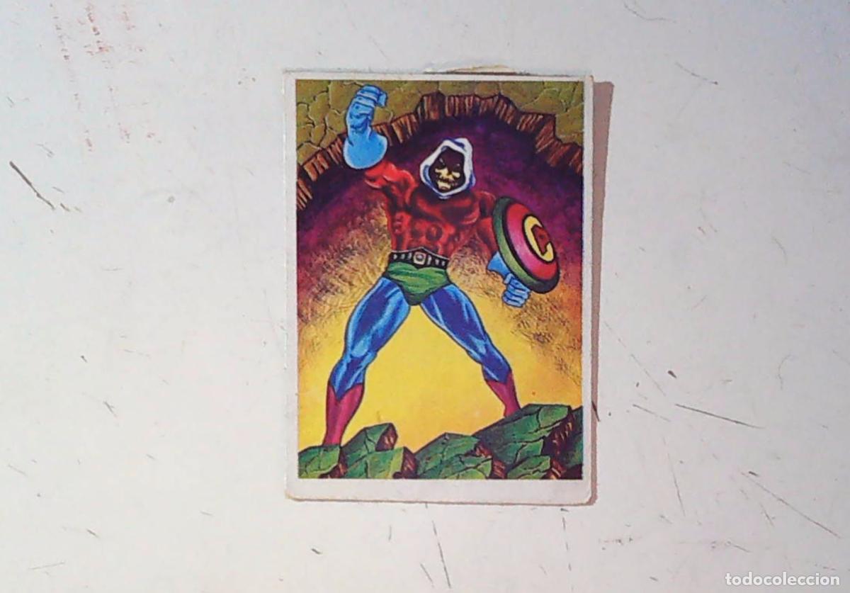 Coleccionismo Cromos antiguos: monstruos mundicrom a&ntilde;os 80 cromo recuperado 174 CRANEO NEGRO