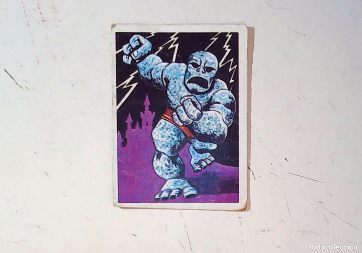 Coleccionismo Cromos antiguos: monstruos mundicrom a&ntilde;os 80 cromo recuperado 181 GRANITO MAN
