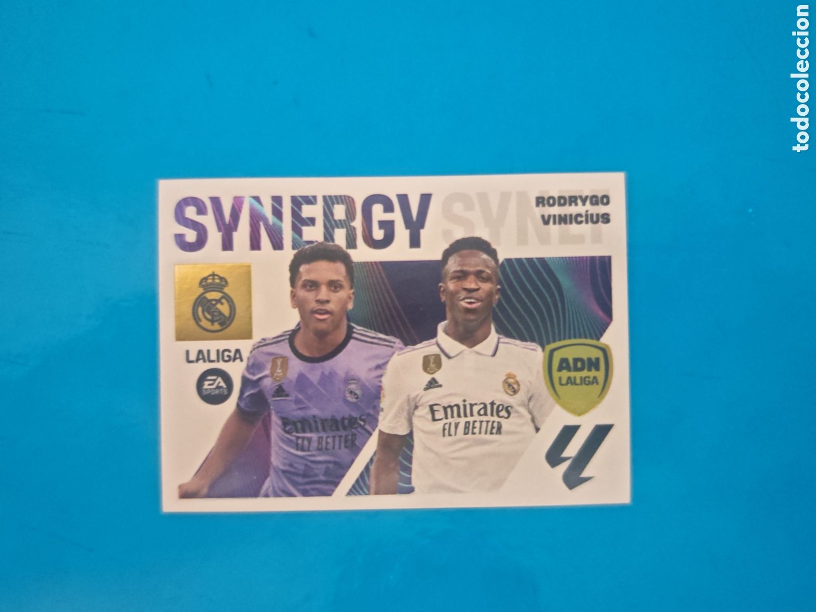 Coleccionismo Cromos antiguos: Synergy 20 Liga Este 23-24 Real Madrid