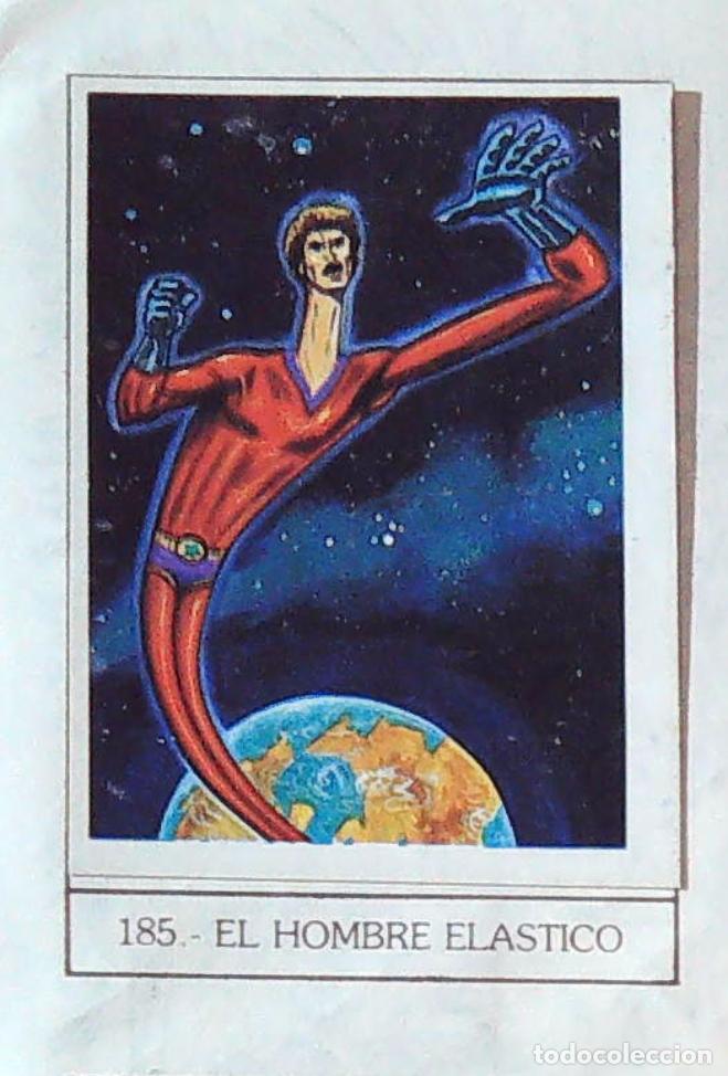 Coleccionismo Cromos antiguos: monstruos mundicrom a&ntilde;os 80 cromo recuperado 185 EL HOMBRE ELASTICO