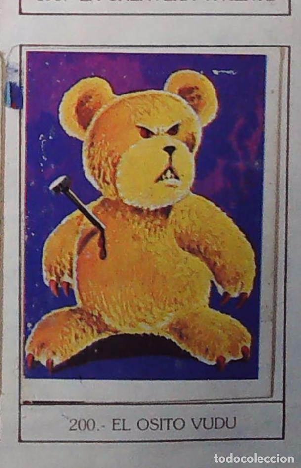 Coleccionismo Cromos antiguos: monstruos mundicrom a&ntilde;os 80 cromo recuperado 200 EL OSITO VUDU