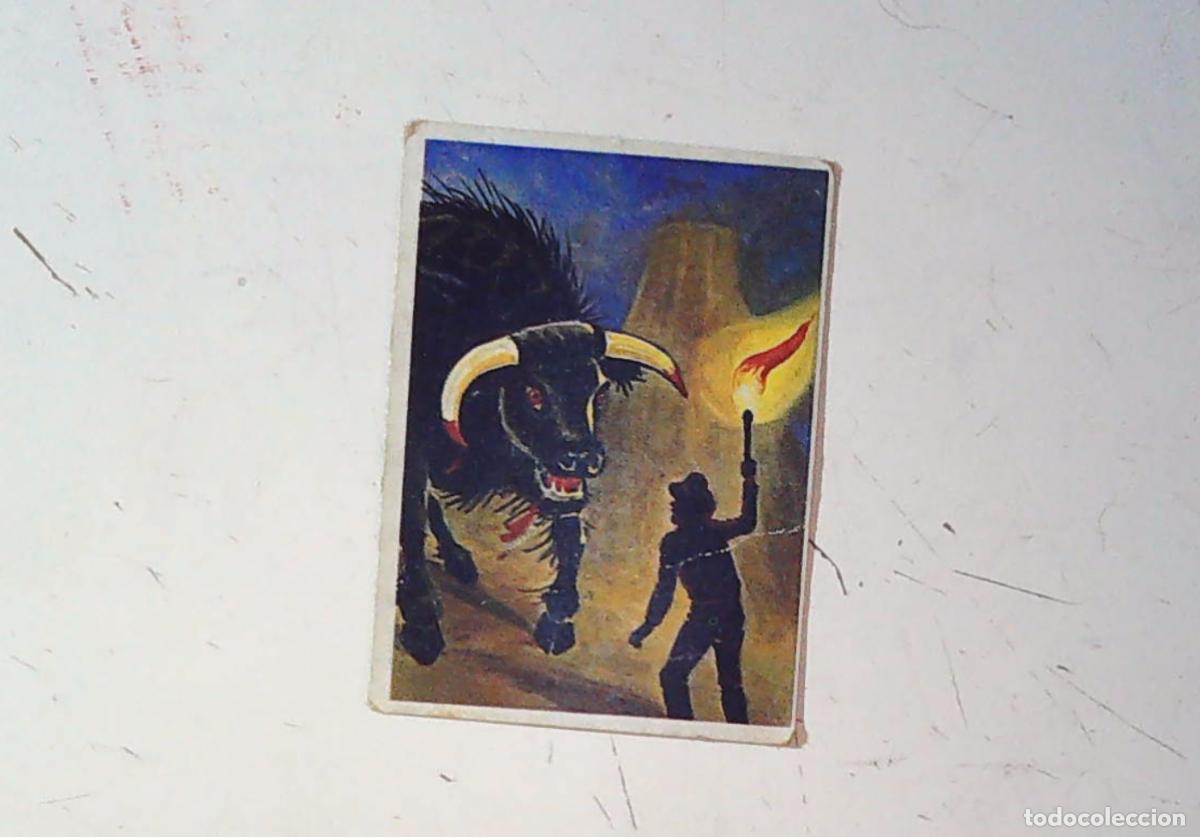 Coleccionismo Cromos antiguos: monstruos mundicrom a&ntilde;os 80 cromo recuperado 201 LA GRAN BESTIA