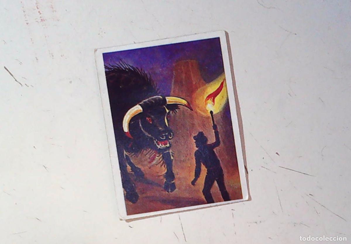 Coleccionismo Cromos antiguos: monstruos mundicrom a&ntilde;os 80 cromo recuperado 201 LA GRAN BESTIA