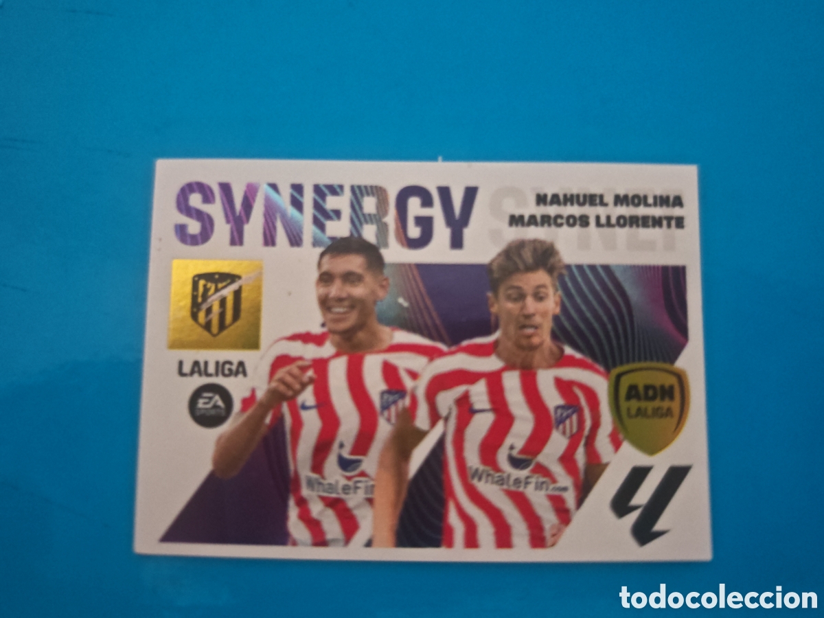Coleccionismo Cromos antiguos: Synergy 1 Liga Este 23-24 At Madrid