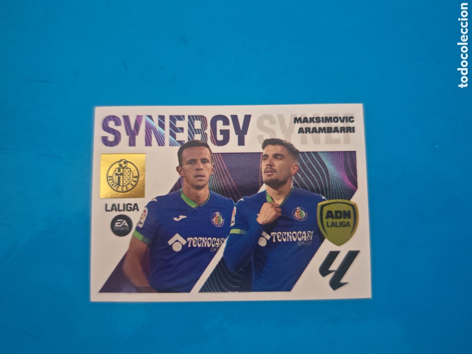 Coleccionismo Cromos antiguos: Synergy 8 Liga Este 23-24 Getafe