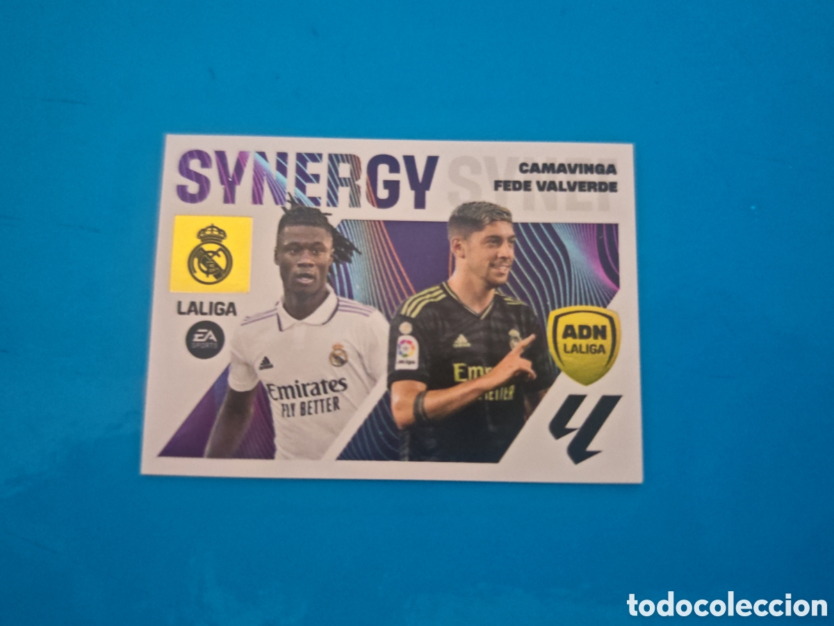 Coleccionismo Cromos antiguos: Synergy 12 Liga Este 23-24 Real Madrid