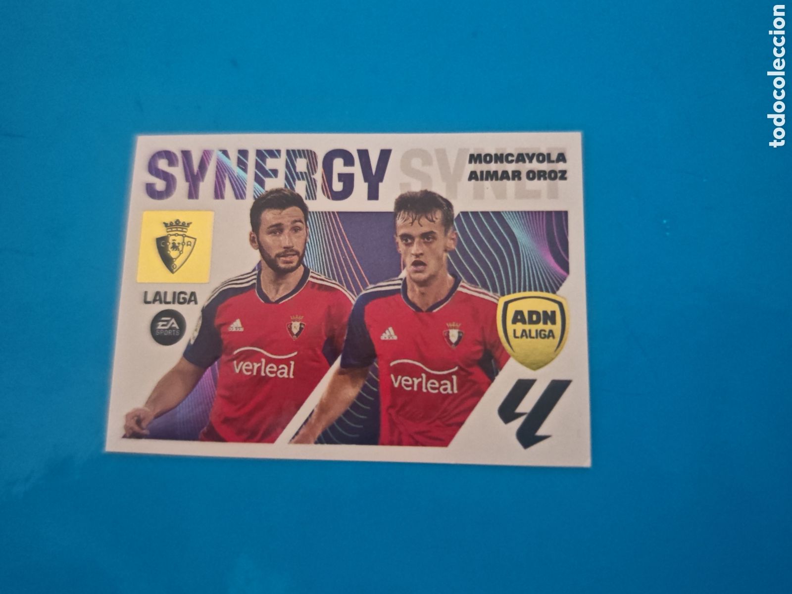 Coleccionismo Cromos antiguos: Synergy 13 Liga Este 23-24 Osasuna