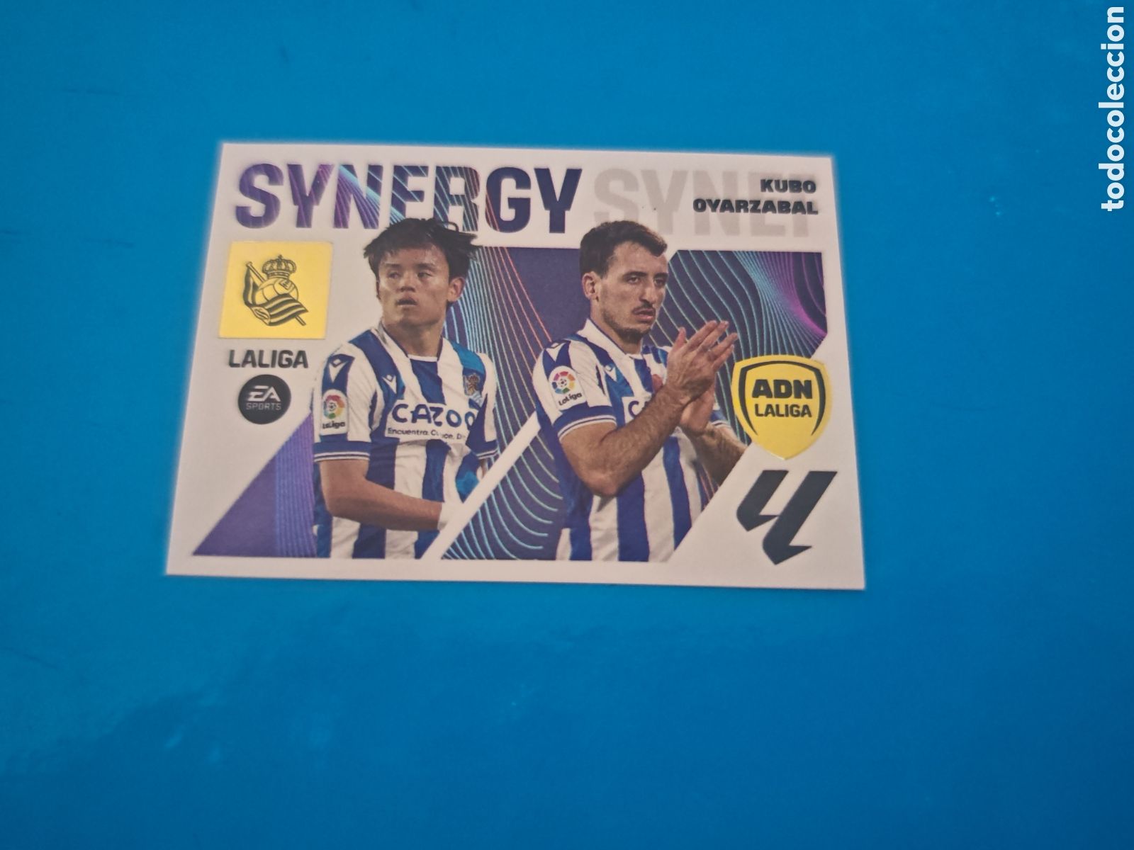 Coleccionismo Cromos antiguos: Synergy 16 Liga Este 23-24 Real Sociedad